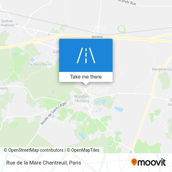 Rue de la Mare Chantreuil map