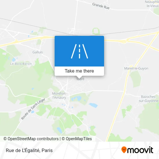 Rue de L'Égalité map