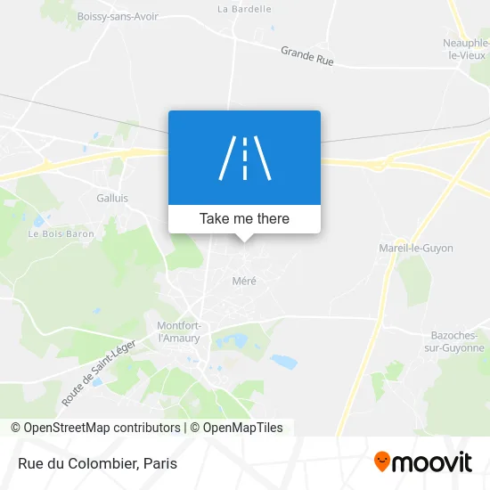 Mapa Rue du Colombier