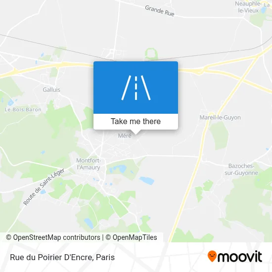 Rue du Poirier D'Encre map