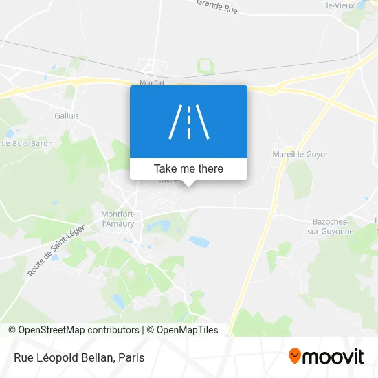 Rue Léopold Bellan map