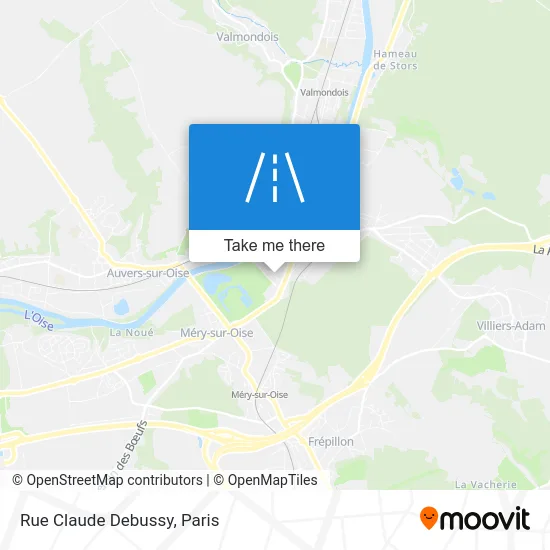 Rue Claude Debussy map