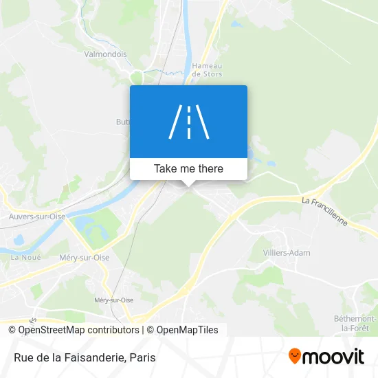 Rue de la Faisanderie map