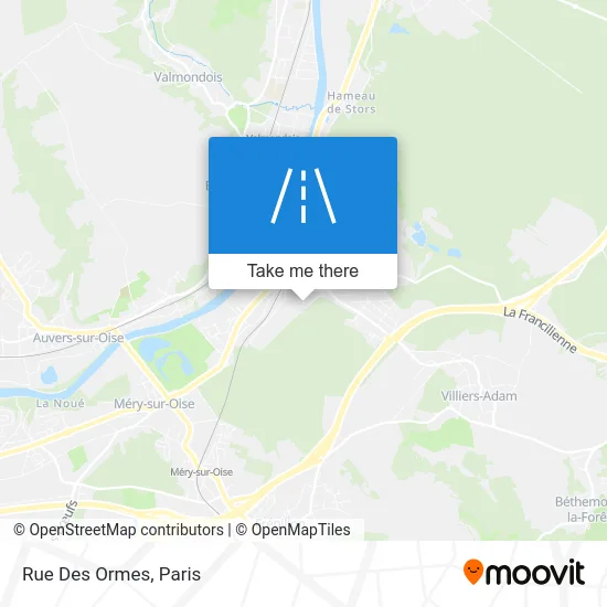 Rue Des Ormes map