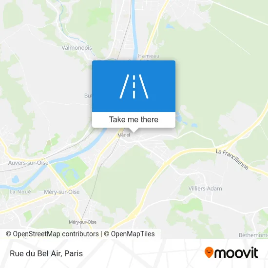 Rue du Bel Air map