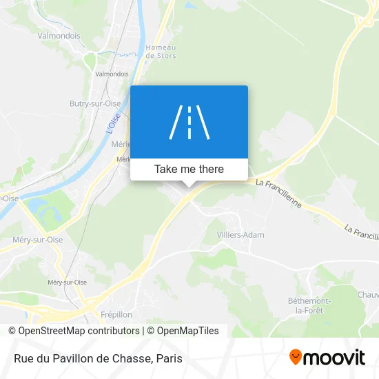 Rue du Pavillon de Chasse map