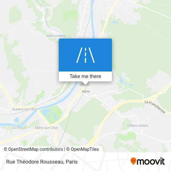 Rue Théodore Rousseau map
