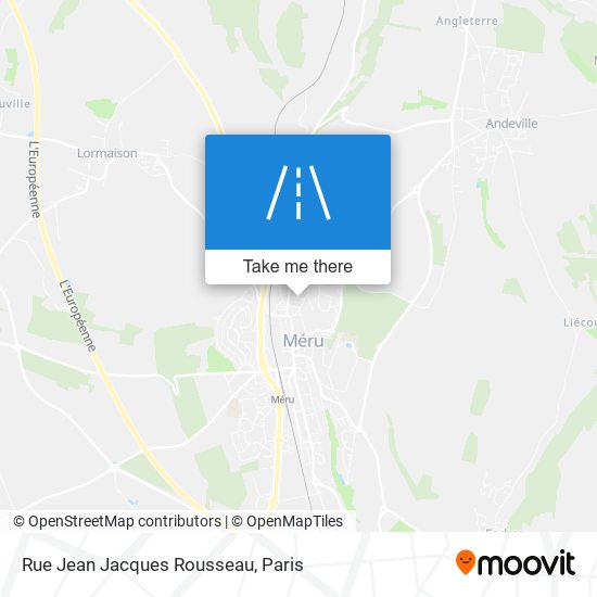 Mapa Rue Jean Jacques Rousseau