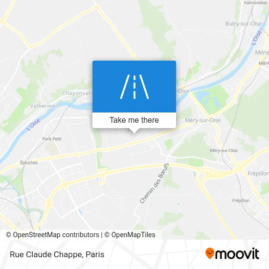 Rue Claude Chappe map