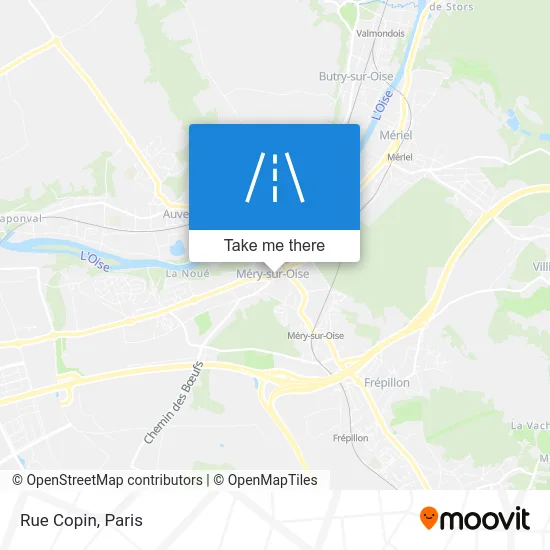 Rue Copin map