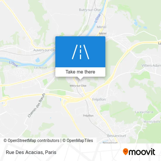Rue Des Acacias map