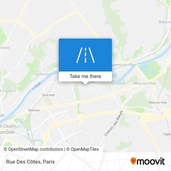 Rue Des Côtes map