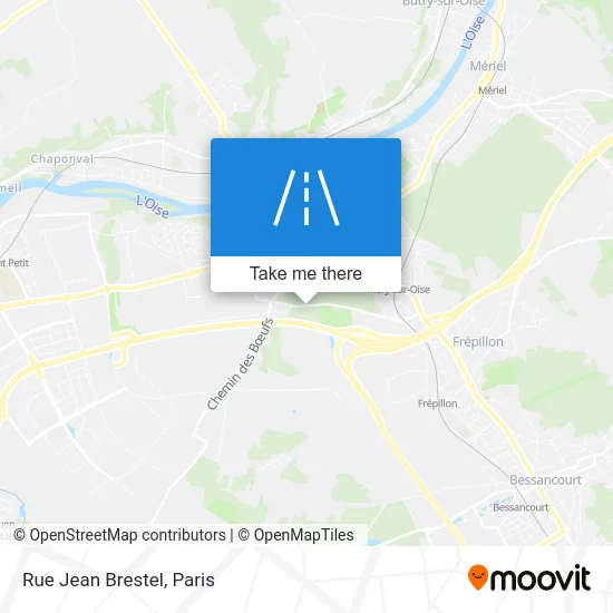Mapa Rue Jean Brestel