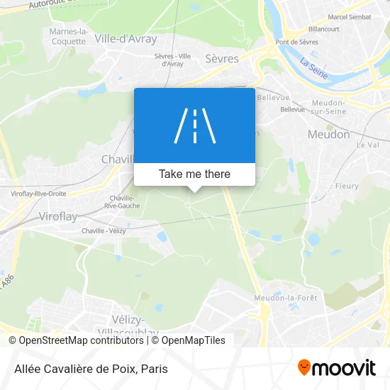 Allée Cavalière de Poix map