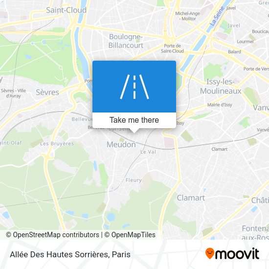Allée Des Hautes Sorrières map