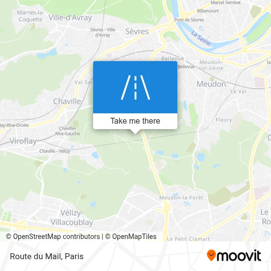 Route du Mail map