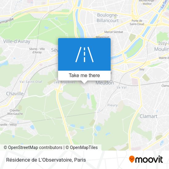 Résidence de L'Observatoire map