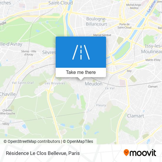 Résidence Le Clos Bellevue map