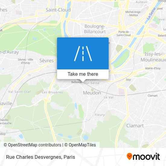 Rue Charles Desvergnes map