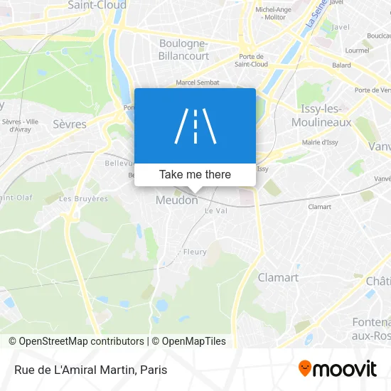 Rue de L'Amiral Martin map