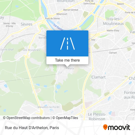 Rue du Haut D'Arthelon map