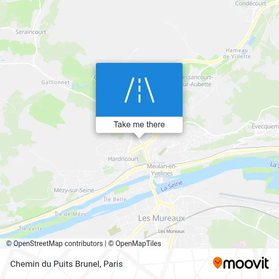 Chemin du Puits Brunel map