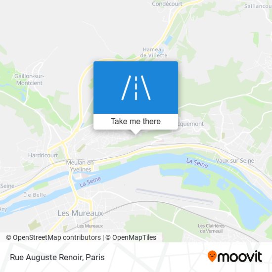 Mapa Rue Auguste Renoir