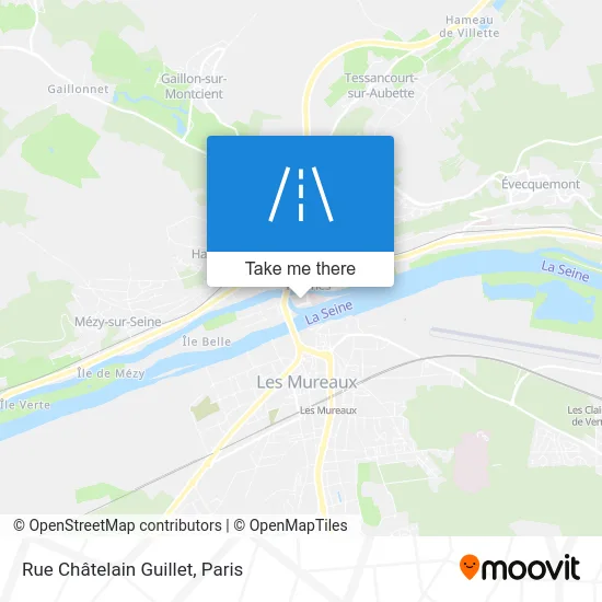 Mapa Rue Châtelain Guillet