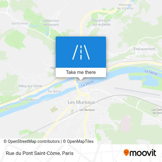 Rue du Pont Saint-Côme map