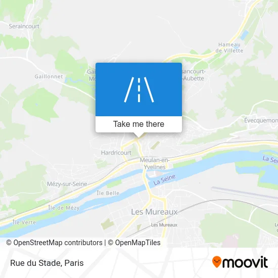 Mapa Rue du Stade