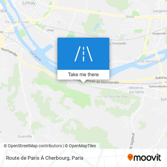 Route De Paris À Cherbourg map