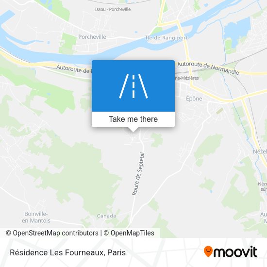 Résidence Les Fourneaux map