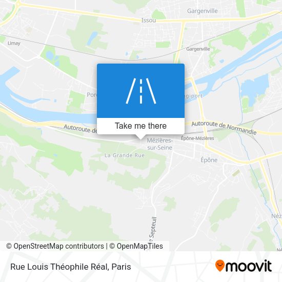 Rue Louis Théophile Réal map