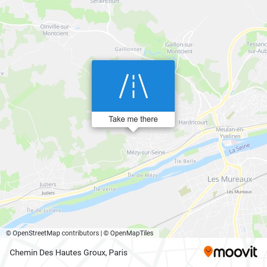 Mapa Chemin Des Hautes Groux