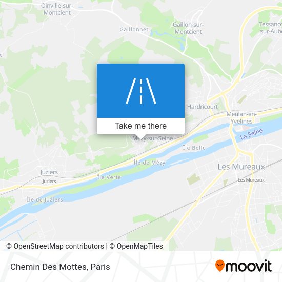 Chemin Des Mottes map