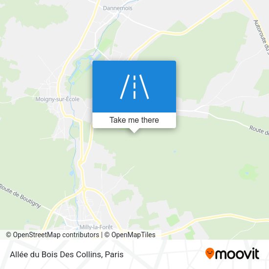 Allée Du Bois Des Collins map
