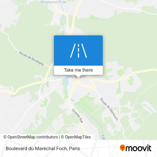 Boulevard du Maréchal Foch map