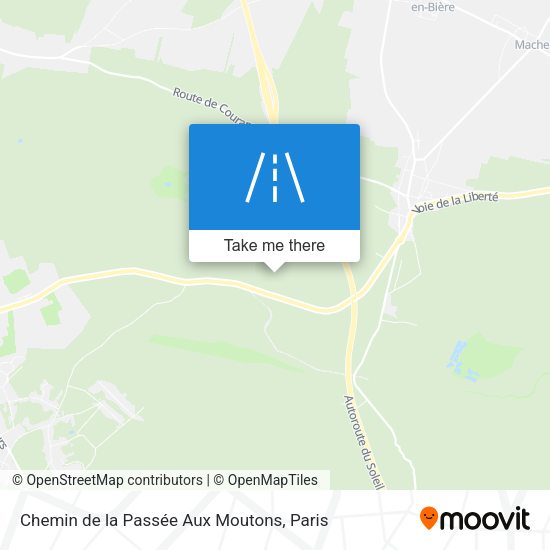 Chemin De La Passée Aux Moutons map