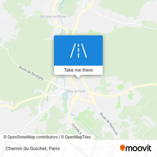 Chemin du Guichet map