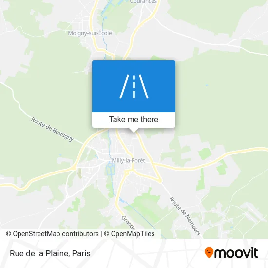 Rue de la Plaine map