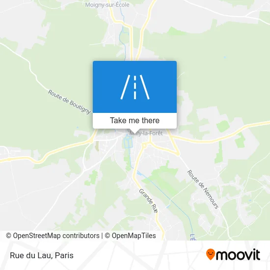 Rue du Lau map