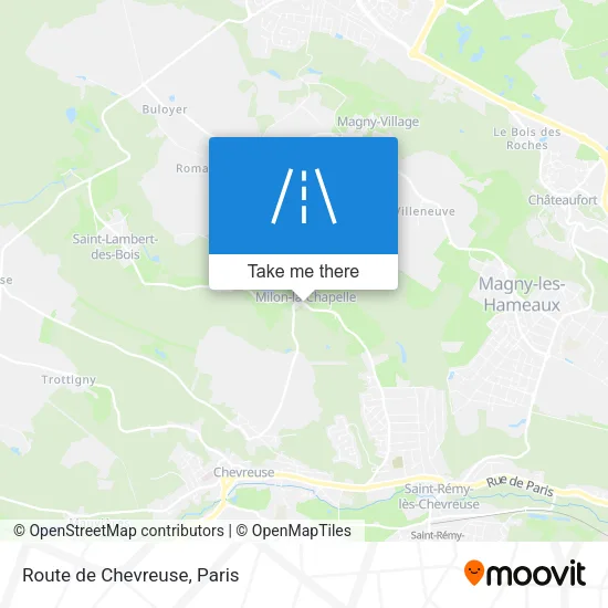 Route de Chevreuse map