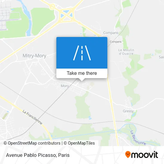 Avenue Pablo Picasso map