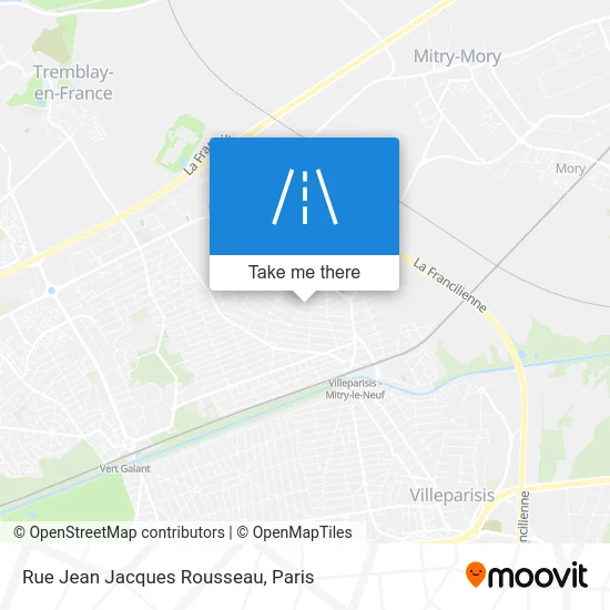 Rue Jean Jacques Rousseau map