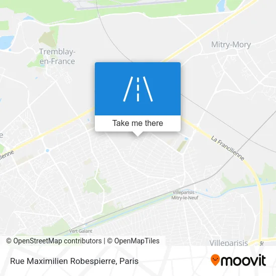 Rue Maximilien Robespierre map