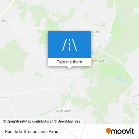 Rue de la Grenouillère map