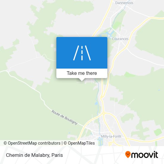 Chemin de Malabry map