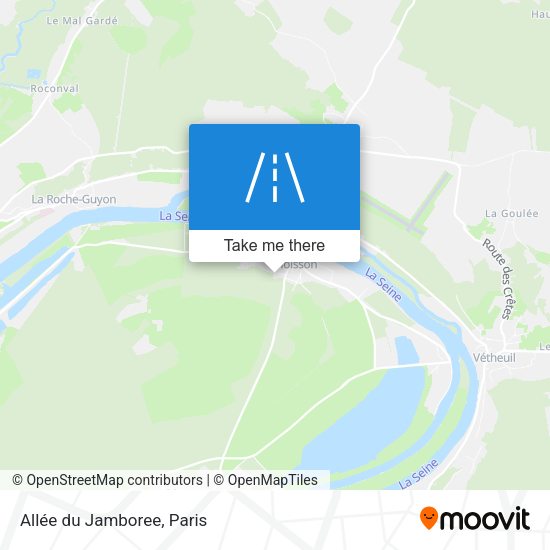 Allée du Jamboree map