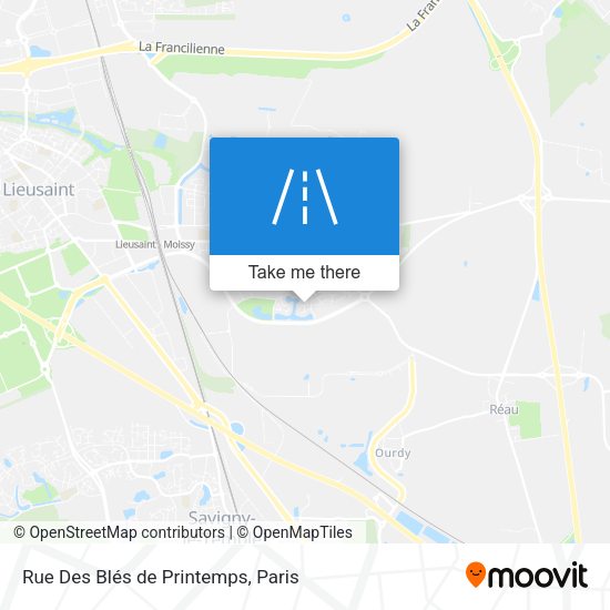 Rue Des Blés de Printemps map