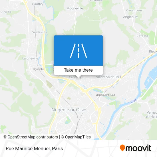 Rue Maurice Menuel map